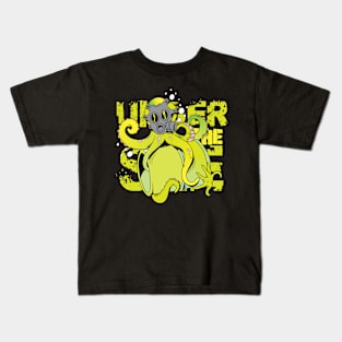 Under The Sea - Radioactive Octopus Kids T-Shirt